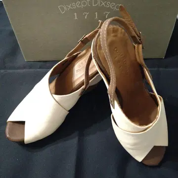 Dixsept Dixsept 화이트 웨지 샌들 23cm