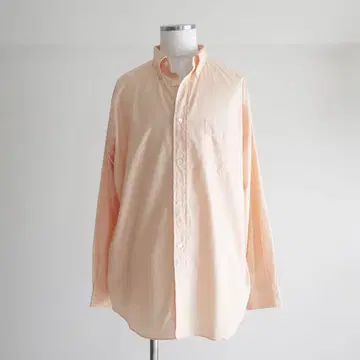 Handkerchief Club 버튼 다운 셔츠 오렌지 3