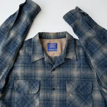 PENDLETON 펜들턴 보드 셔츠 옴브레 체크 L 사이즈