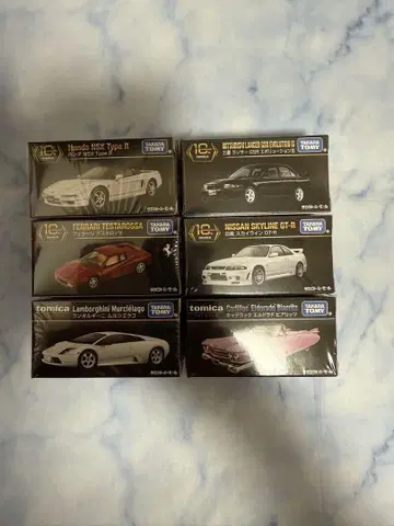 토미카 프리미엄 10th NSX 테스타로사 GT-R 란서 GSR 란
