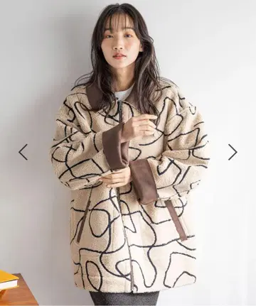 로리즈팜 보아 자켓 리버서블
