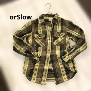 orSlow 오어슬로우 orslow 체크 아메카지 플란넬 셔츠 면 일본제