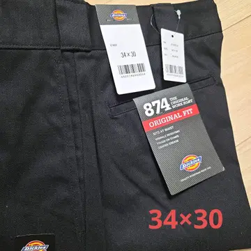 [ 미사용 새상품 ] 디키즈 874 BK 34x30 워크 팬츠 BLACK