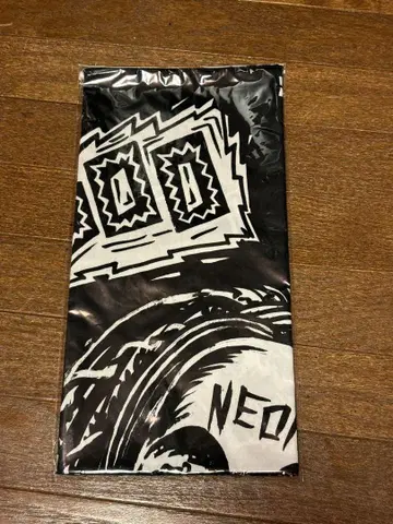 새상품 neon leather garment 반다나 VOIDOO 블랙