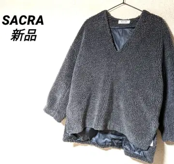 SACRA 퍼 자켓 푸들 여성용 보아 자켓 풀오버