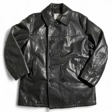 샷 피 코트 P 코트 오일 가죽 140