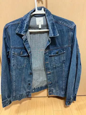 H&M 데님 자켓 L 사이즈 데님 블루