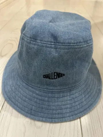 CHALLENGER 데님 블루 버킷 햇 L