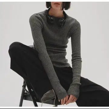 TODAYFUL Boatneck Rib Knit