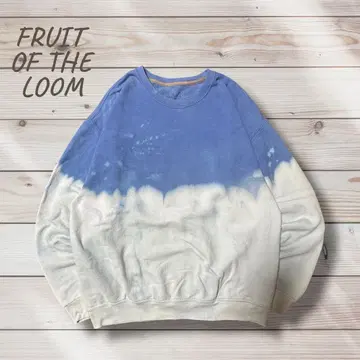 FRUIT OF THE LOOM USA 구제 의류 타이다이 맨투맨
