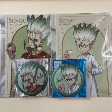 dr.stone 이시가미 센쿠 로프트 엽서 캔뱃지