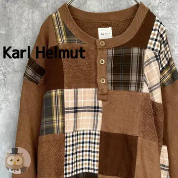 [ 레트로 디자인 ] 칼 헬무트 트레이닝복 맨투맨 패치워크 구제 의류