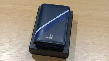 미사용 새상품 던힐 dunhill 카도건 명함지갑 축구 일본 대표 모델