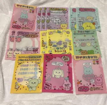 최고심 미니 클리어 파일 DAISO 9종 14매