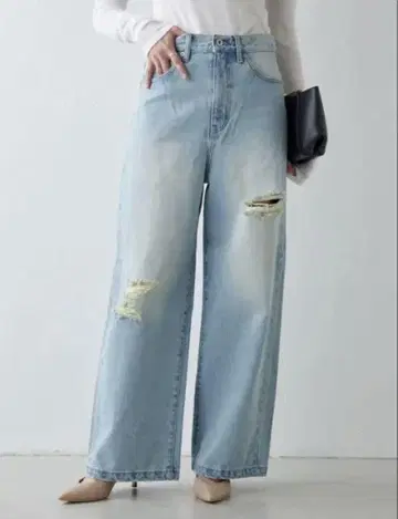GALLARDAGALANTE 와이드 데님 팬츠