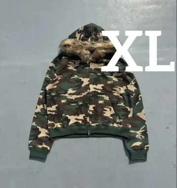 9090 Thermal Assort Fur Zip Hoodie