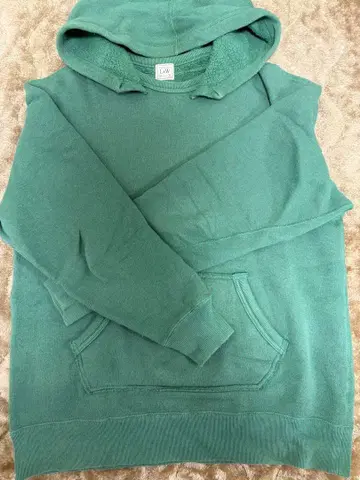 LOOP&WEFT 그린 M 사이즈 후드티 100% 코튼
