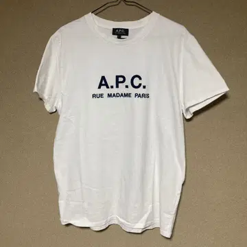 A.P.C. 아페세 자수 로고 티셔츠 일본제