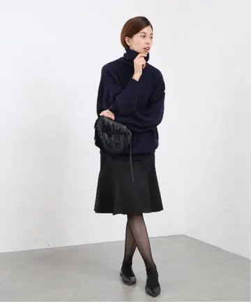 2023AW IENA 머메이드 미디 스커트 블랙 38