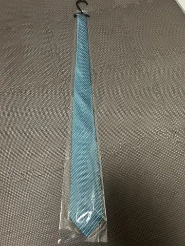 gotairiku 스카이블루 망사 무늬 넥타이