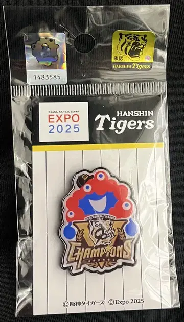 만박 EXPO 한신 타이거즈 핀 배지