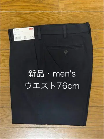 유니클로 웜 스마트 팬츠 2025년 가을/겨울 네이비 허리 76 새상품