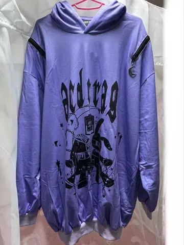 ACDC 토끼 귀 후드티