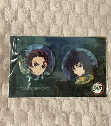 귀멸의 칼날 캔뱃지 세트 탄지로 토미오카 기유 애니메이트 무빅