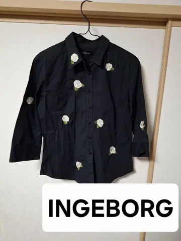 [ INGEBORG ] 셔츠.핑크하우스.M 사이즈.긴팔