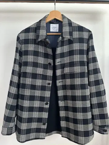 [ 새상품급 ] EDIFICE 체크 무늬 테일러드 자켓 M 사이즈