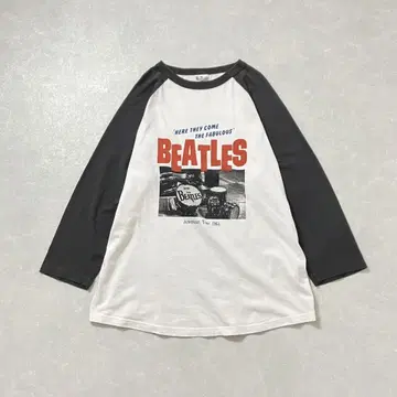 THE BEATLES 비틀즈 래글런 티셔츠 밴드 티셔츠 7부 소매