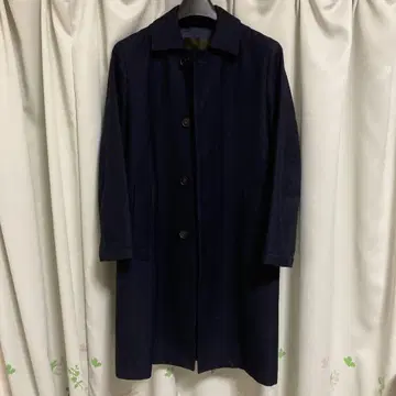 MACKINTOSH 스텐카라 코트 네이비 울