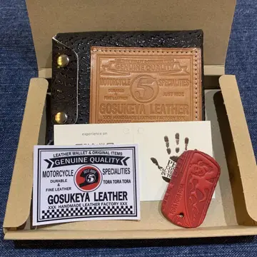 GOSUKEYA LEATHER 블랙잔가쿠 키와미 라이더스 미니 지갑 개조