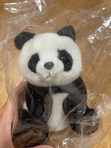 팬더 봉제 인형 약 20cm 화이트 하마 어드벤처 월드