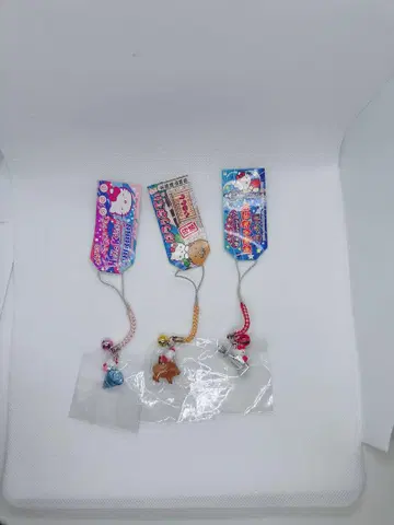 헬로키티 스트랩 3개 세트 오사카 방면 2