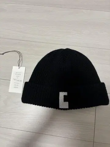 CLESSTE C' COTTON KNIT CAP 001 (BLACK)