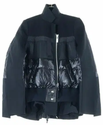 sacai 명작 도킹 자켓 다운 자켓 패브릭 블루종
