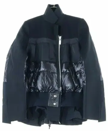 sacai 명작 도킹 자켓 다운 자켓 패브릭 블루종