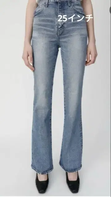 MOUSSY 롱사이즈 부츠컷 데님 25