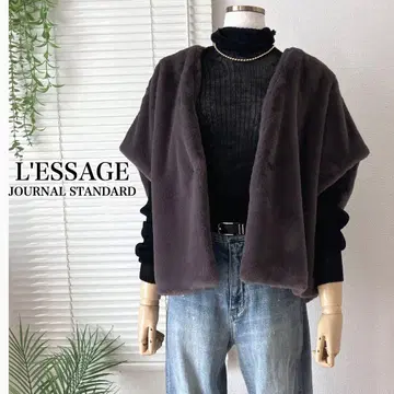[ 새상품급 ] [ 2024AW ] L'ESSAGE 라이트 퍼 베스트