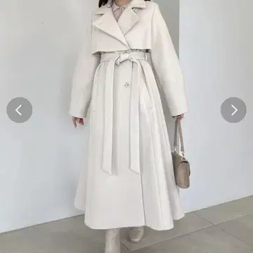 2WAY 컬러 레이디 코트 아이보리