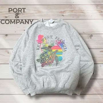 PORT&COMPANY USA 구제 의류 플로리다 맨투맨 트레이닝복