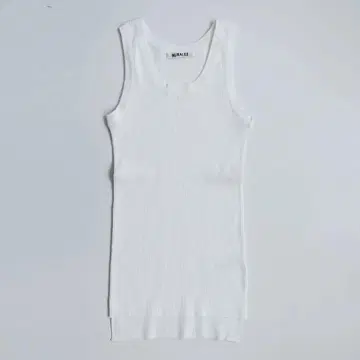 오라리 GIZA HIGH GAUGE RIB KNIT TANK