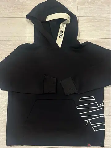 새상품급 뉴발란스 골프 후드티 사이즈 2 블랙