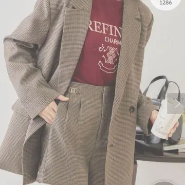 Chico 오버 더블 자켓 셋업 가능