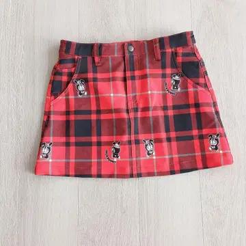 Jack Bunny!! 체크 무늬 스커트 150 사이즈