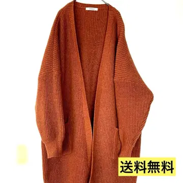 [가을/겨울] soulberry 오렌지 브라운 롱 가디건 여성용