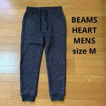 새상품급 M BEAMS HEART 속기모 맨투맨 이지 조거