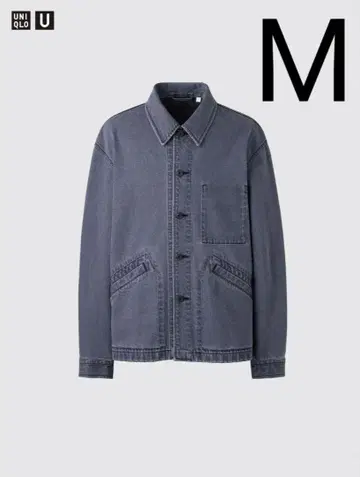 Uniqlo U 오버사이즈 컬러 데님 자켓 07GRAY M