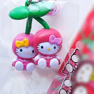 야마가타 한정판 체리 지역 한정 키티 미미 네즈케 방울 키링